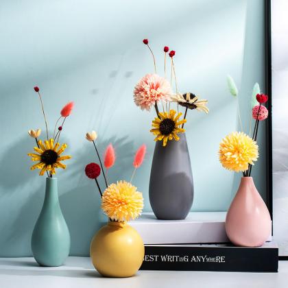 macaron colorful small vase